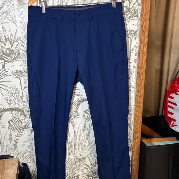 CREMIEUX PERFORMANCE 32X32 Blue Men Pantsuits Straight - Picture 3 of 6